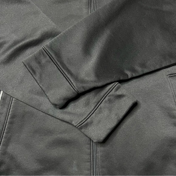 Under Armour Loose Fit Full Zip Hoodie Logo Sweatshirt in Black Men’s Sz L - Picture 4 of 12